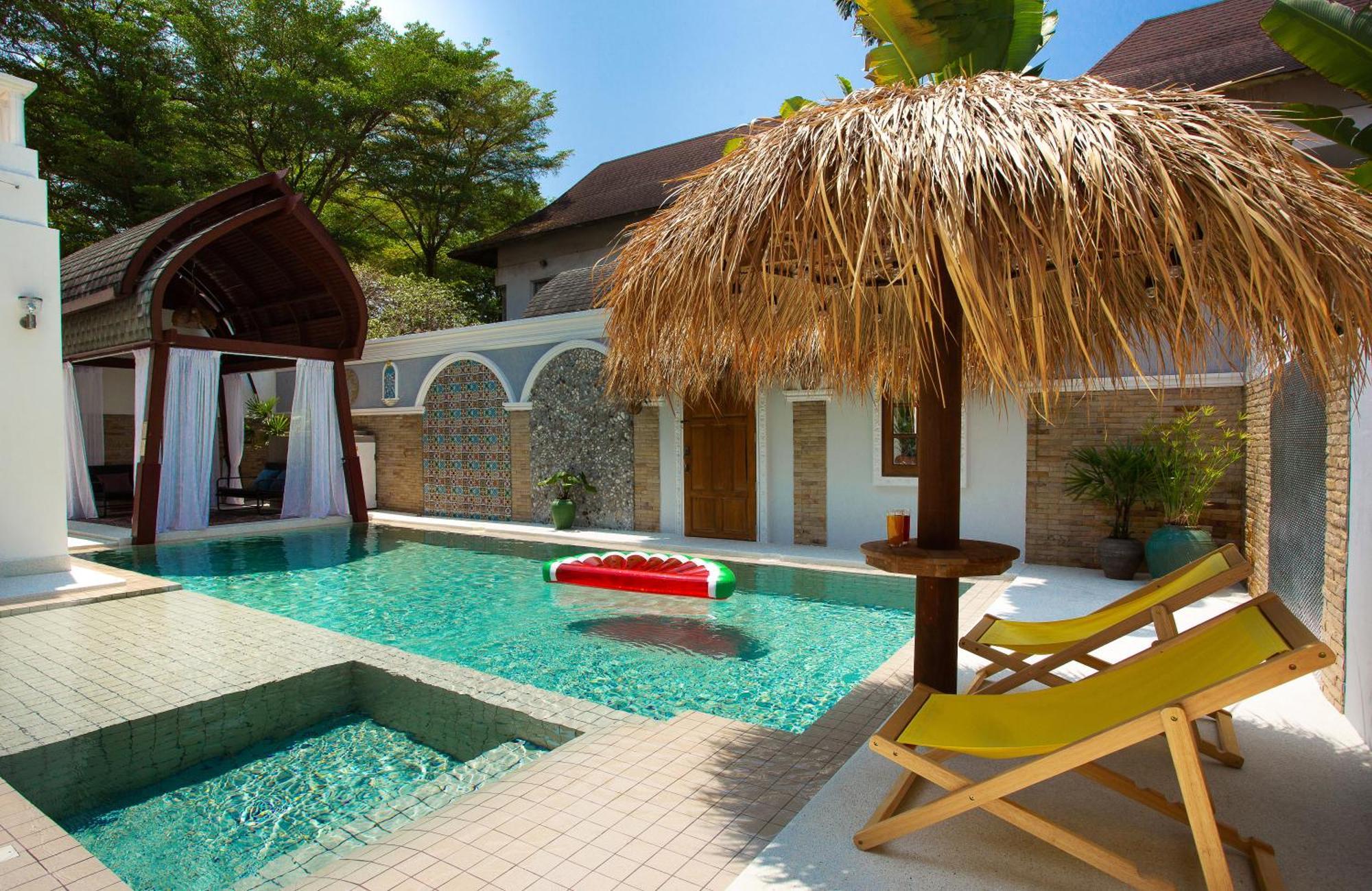 Nagawari Art Maldives Pattaya Villa Na Chom Thian Ngoại thất bức ảnh